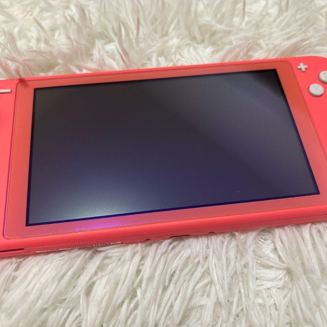 Nintendo Switch Lite 本体コーラルピンク　ケース付