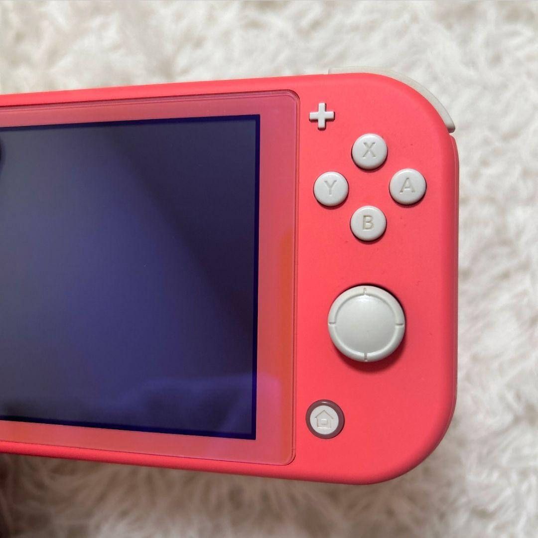 Nintendo Switch Lite 本体コーラルピンク　ケース付