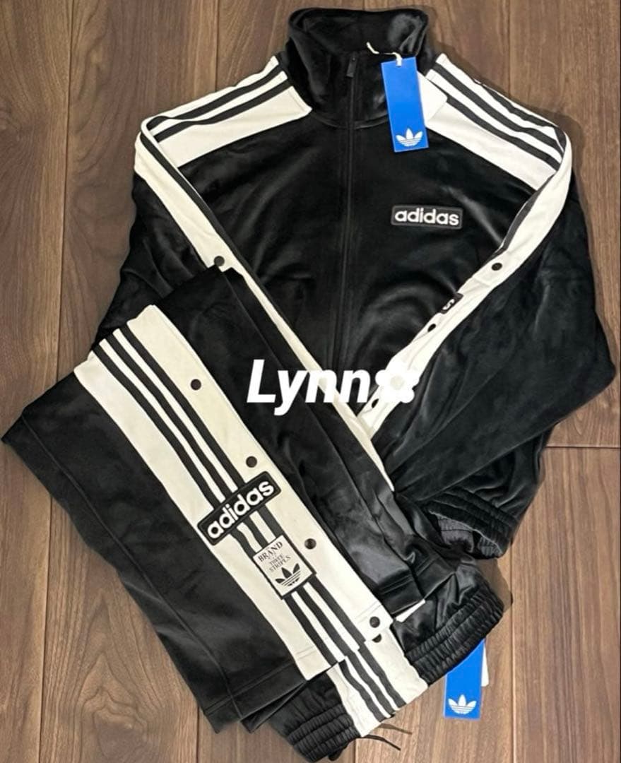 adidas W ADIBREAK VELOUR TT Lサイズ セットアップ