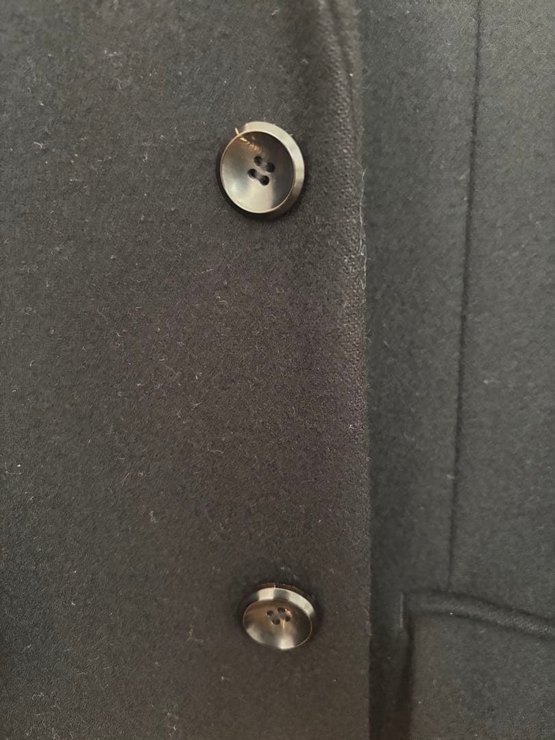 ATTACHMENT カシミヤ混メルトン チェスターコート