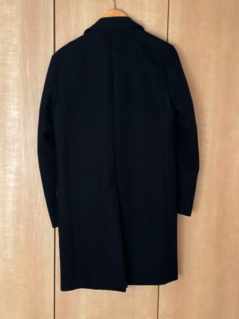 ATTACHMENT カシミヤ混メルトン チェスターコート