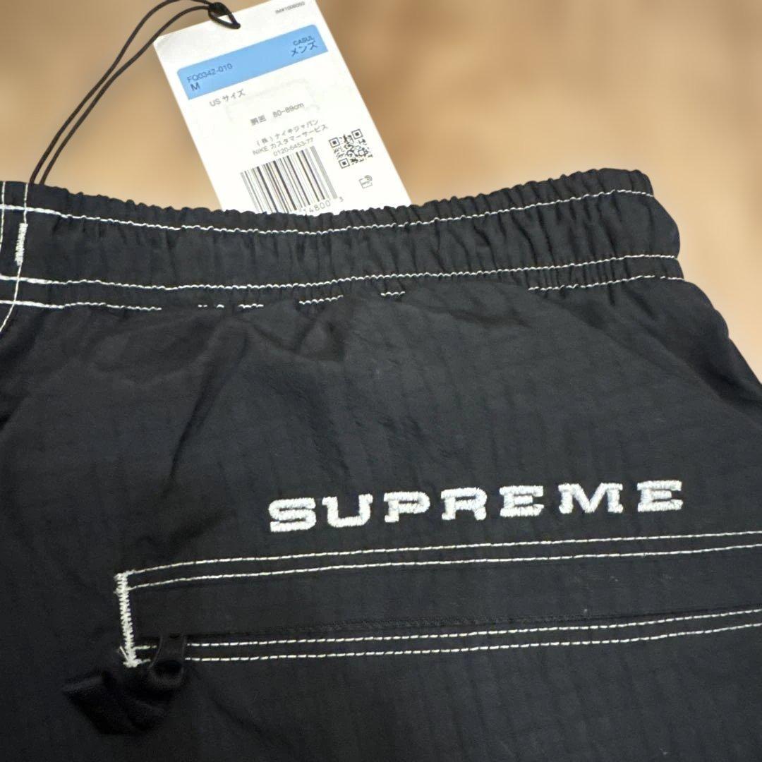 Supreme x Nike トラックパンツ 黒 ブラック 新品未使用！