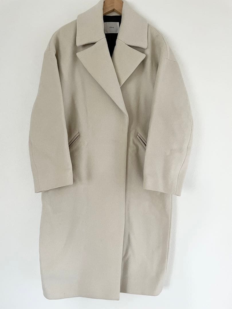 IENA オーバーチェスターコートオフホワイト MANTECO