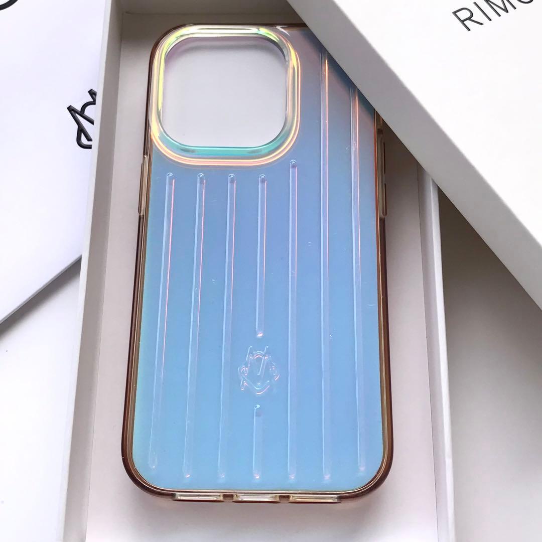 三越購入　RIMOWA iPhone14Pro/13proケース イリディセント