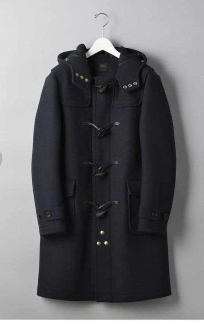 SCYE BASICS ダッフルコート サイズ40 ネイビー