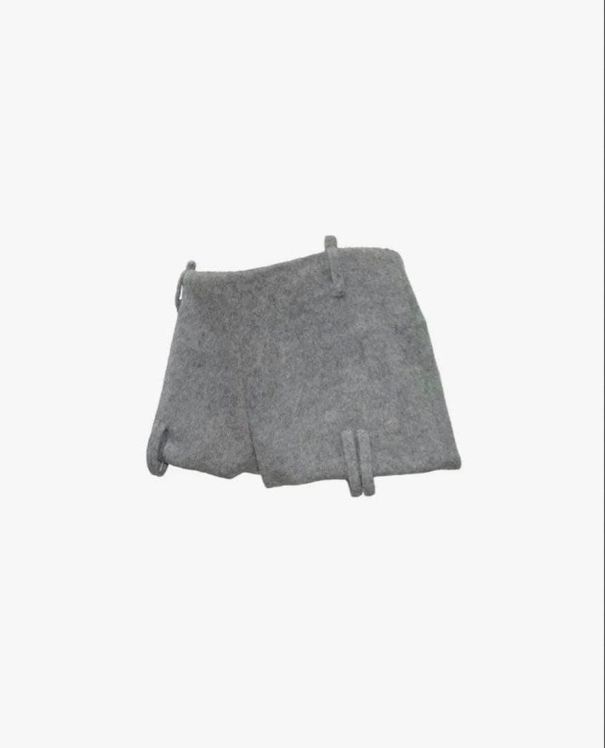 パンツ THEREDTHREAD S shaggy shorts gray S