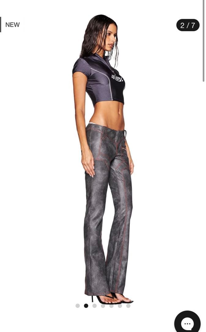 IAMGIA ALANAPANT レザーパンツ M アイアムジア