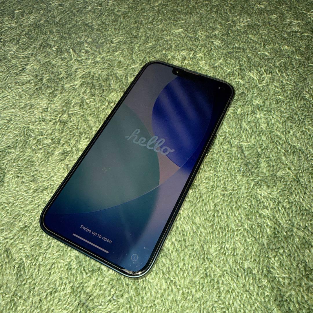 iPhone 14 128gb ブラック 訳アリ ケース付き