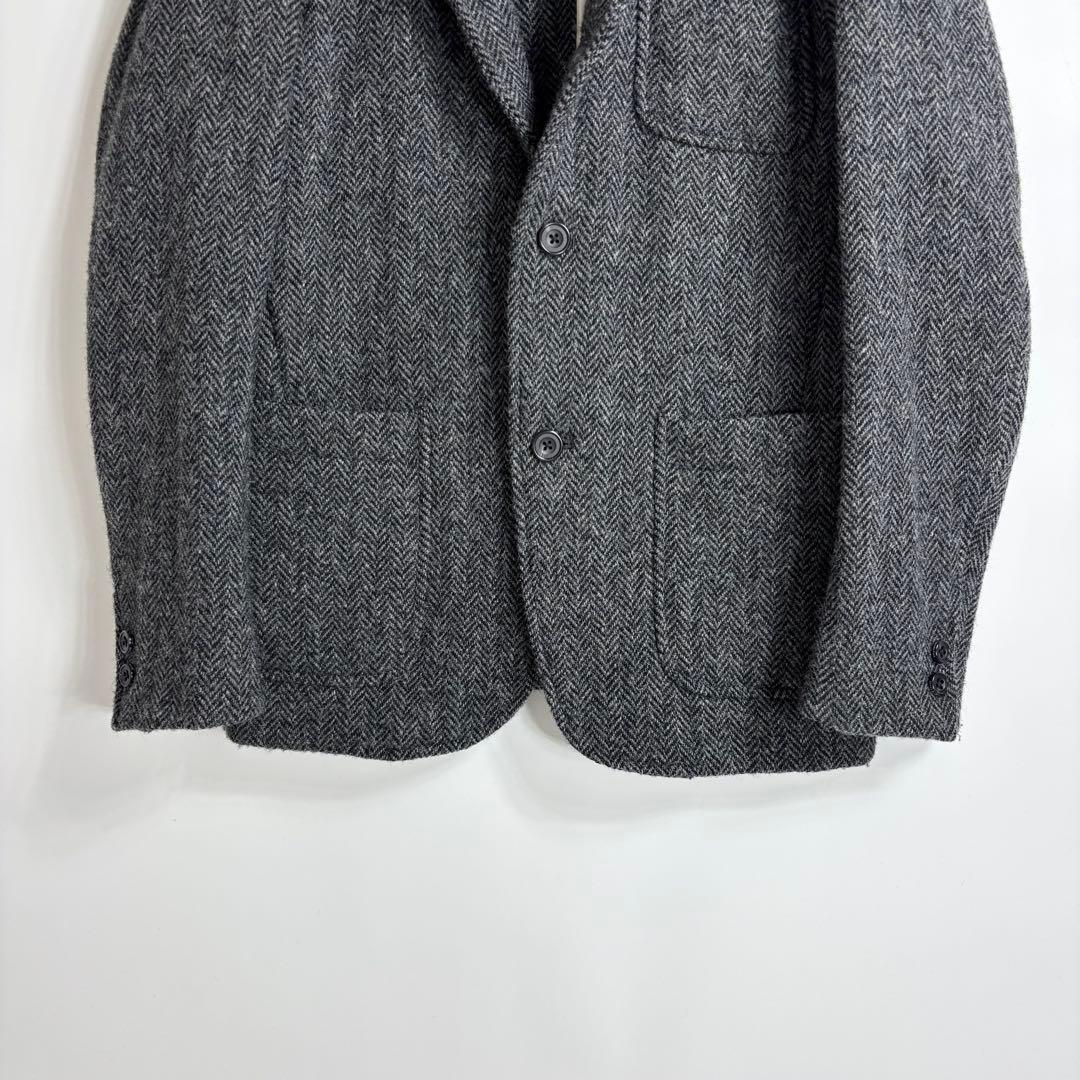 BEAMS PLUS × Harris Tweed 3B ジャケット グレー S
