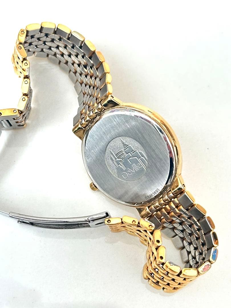 【高級】OMEGAオメガ デビル ゴールドクォーツ メンズ 【中古】