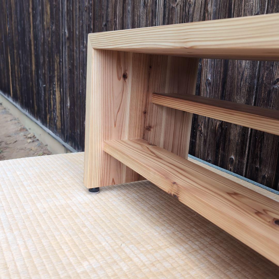 杉古材リメイク　分厚いラック　テーブル　ベンチ テレビ台　飾り台などに