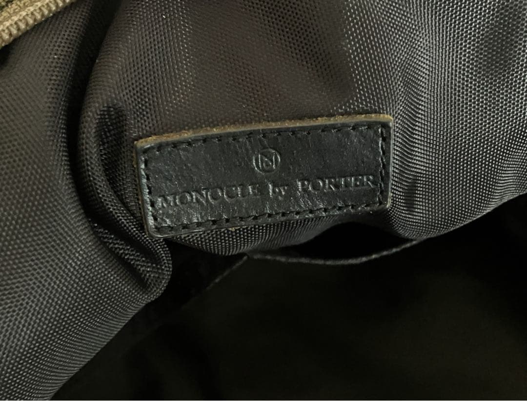 PORTER MONOCLE ポーター モノクル トートバッグ カーキ ポーチ付