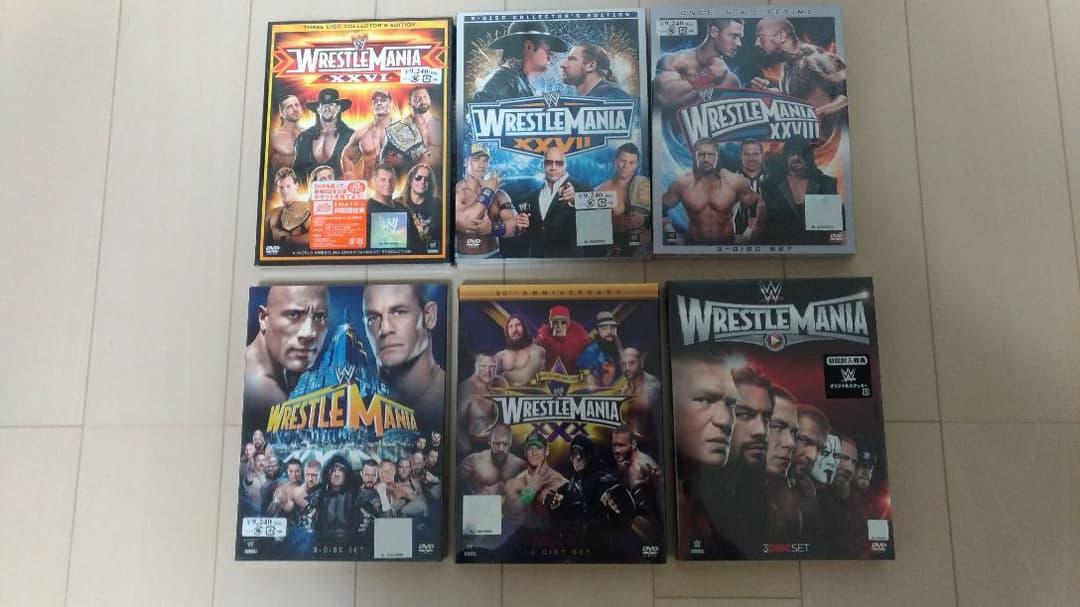 WWE レッスルマニア 未開封セット