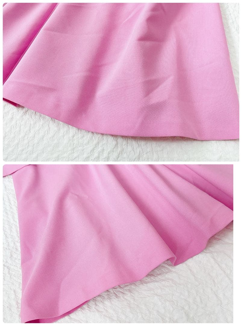 24ss✨ ADORE ハイツイストドライクロスワンピース　ロング　ピンク　38