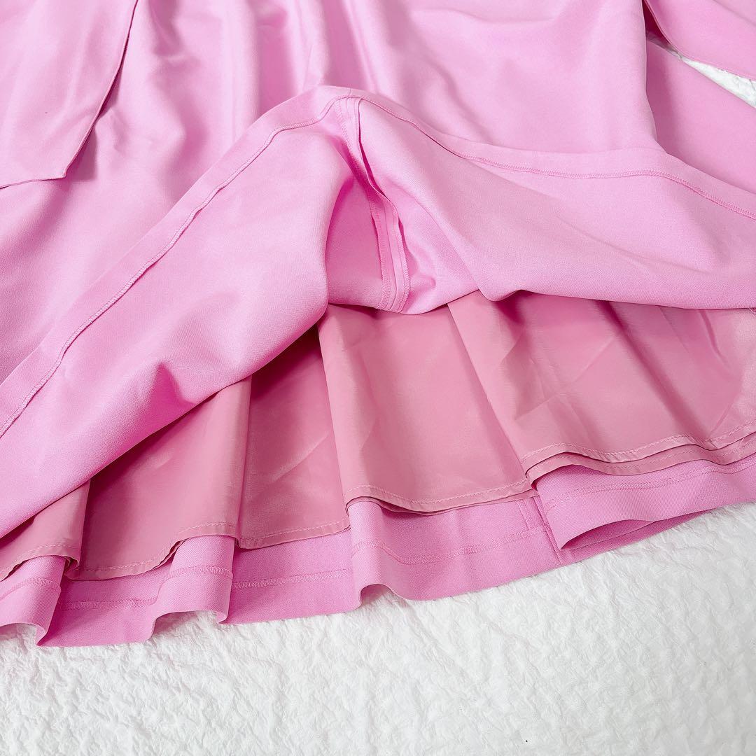 24ss✨ ADORE ハイツイストドライクロスワンピース　ロング　ピンク　38