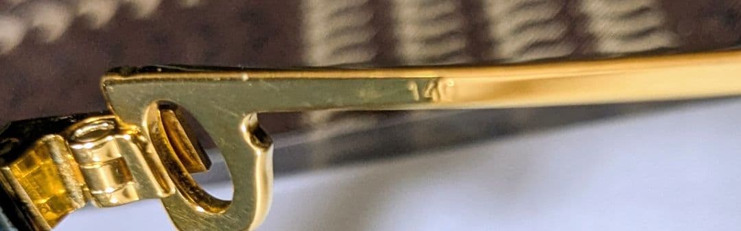 Cartierゴールドフレーム サングラス ビンテージ