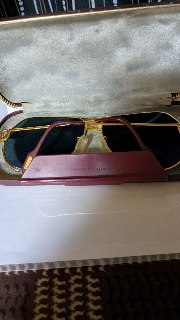 Cartierゴールドフレーム サングラス ビンテージ