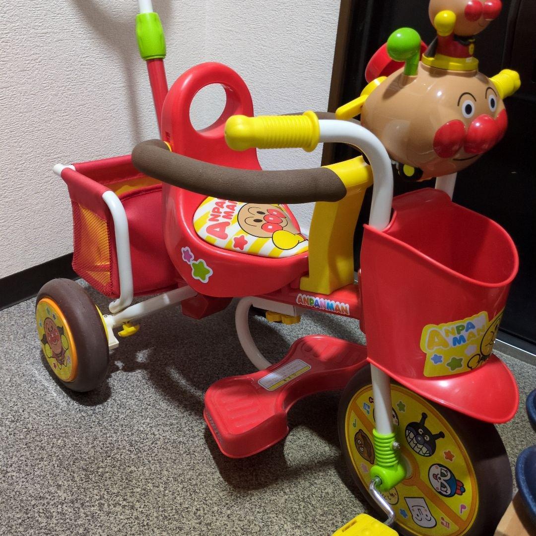 【美品】アンパンマン　三輪車　わくわくアンパンマン号