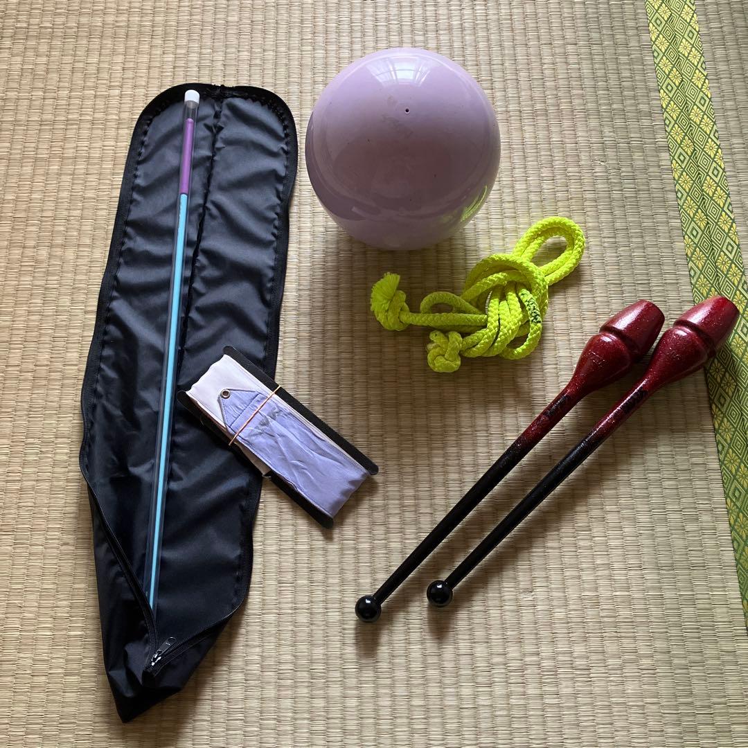 【SASAKI】新体操器具一式　ラバークラブ　ボール　ロープ　リボン・スティック