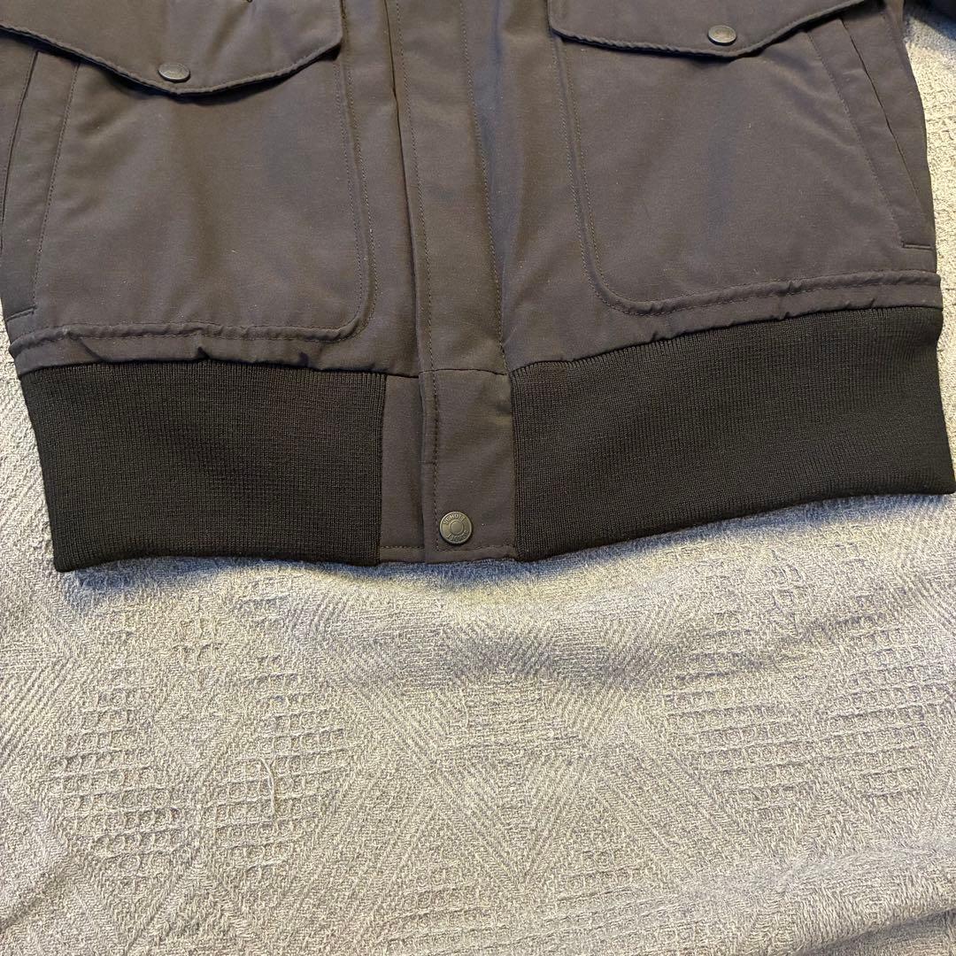 【美品】Schott ショット フライトジャケット ma-1 襟ボア 黒