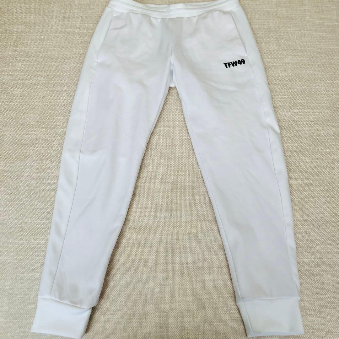 【美品】TFW49 SWEAT PANTS ジョガーパンツ ゴルフ ロゴ L