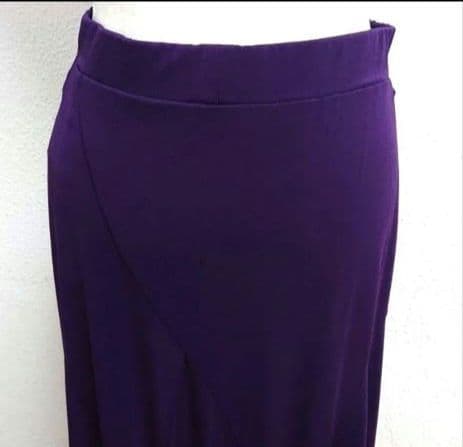 SALE☆チャコット　社交ダンス　スカート　L　紫 ダンス 定価42900円