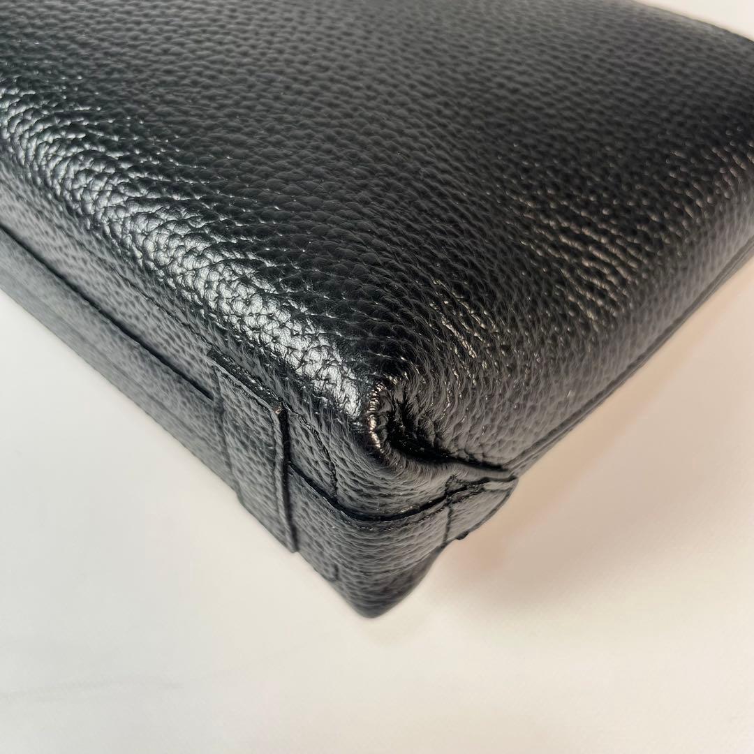 未使用級　A.D.M.J ショルダーバッグ　ボトムアクセント　金具　ブラック