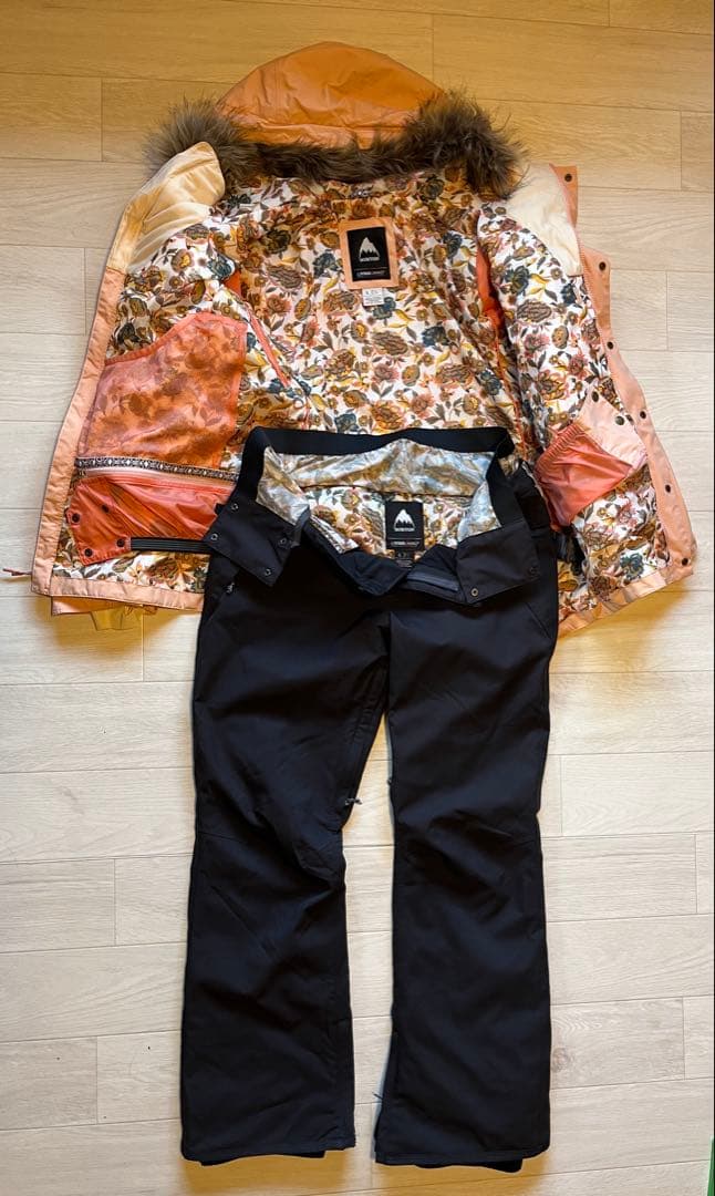 【L】スノーボードウエアセット レディースBurton バートン