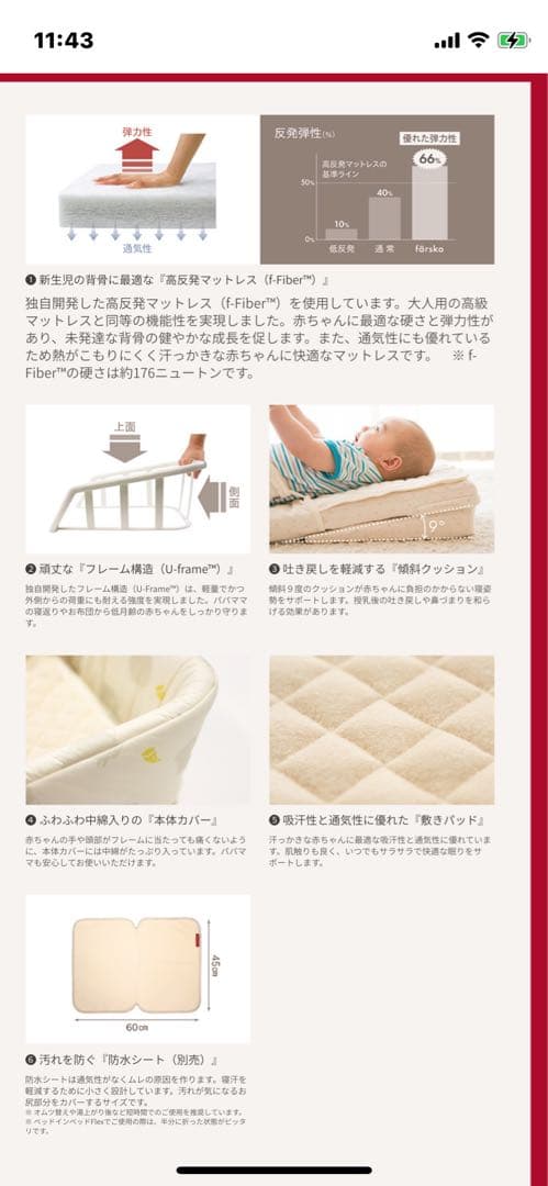 ことり　ファルスカ　ベッドインベッド　FLEX