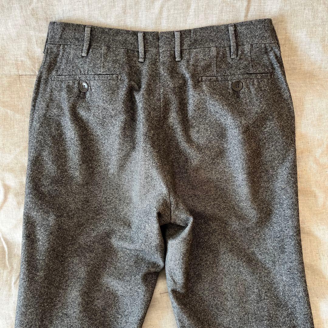 Rota ロータ ウール フランネル スラックス ダークグレー 44