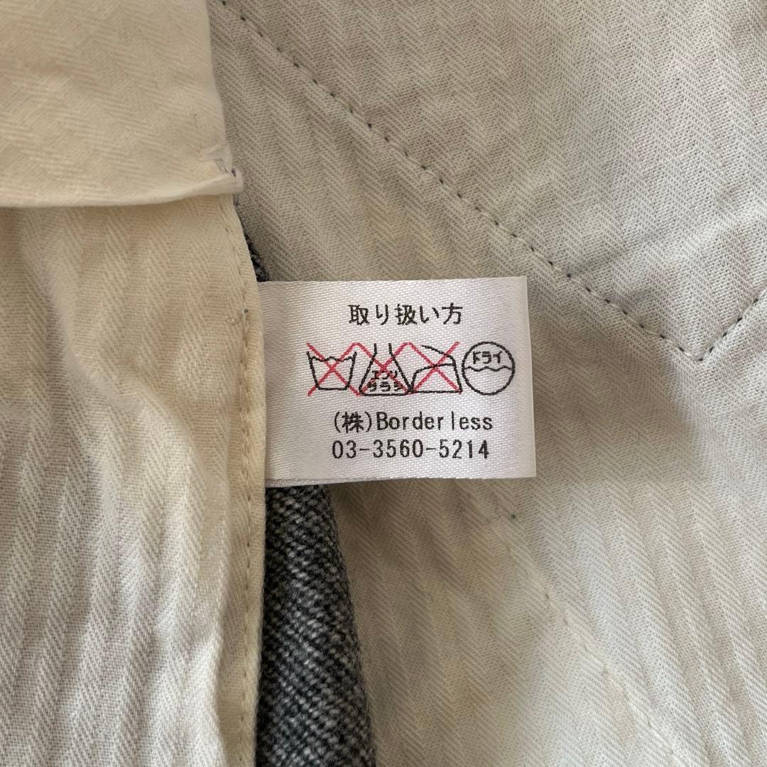 Rota ロータ ウール フランネル スラックス ダークグレー 44