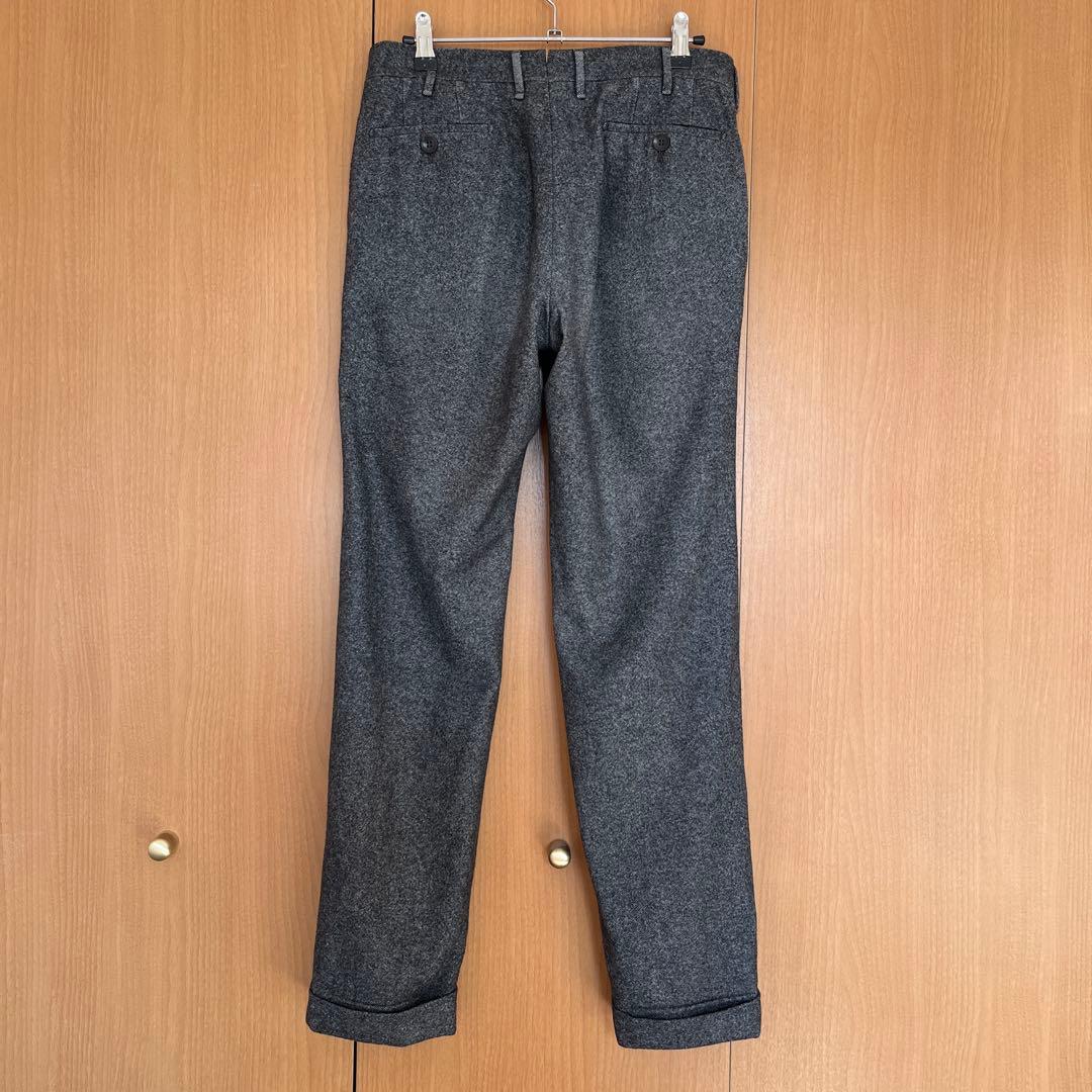 Rota ロータ ウール フランネル スラックス ダークグレー 44