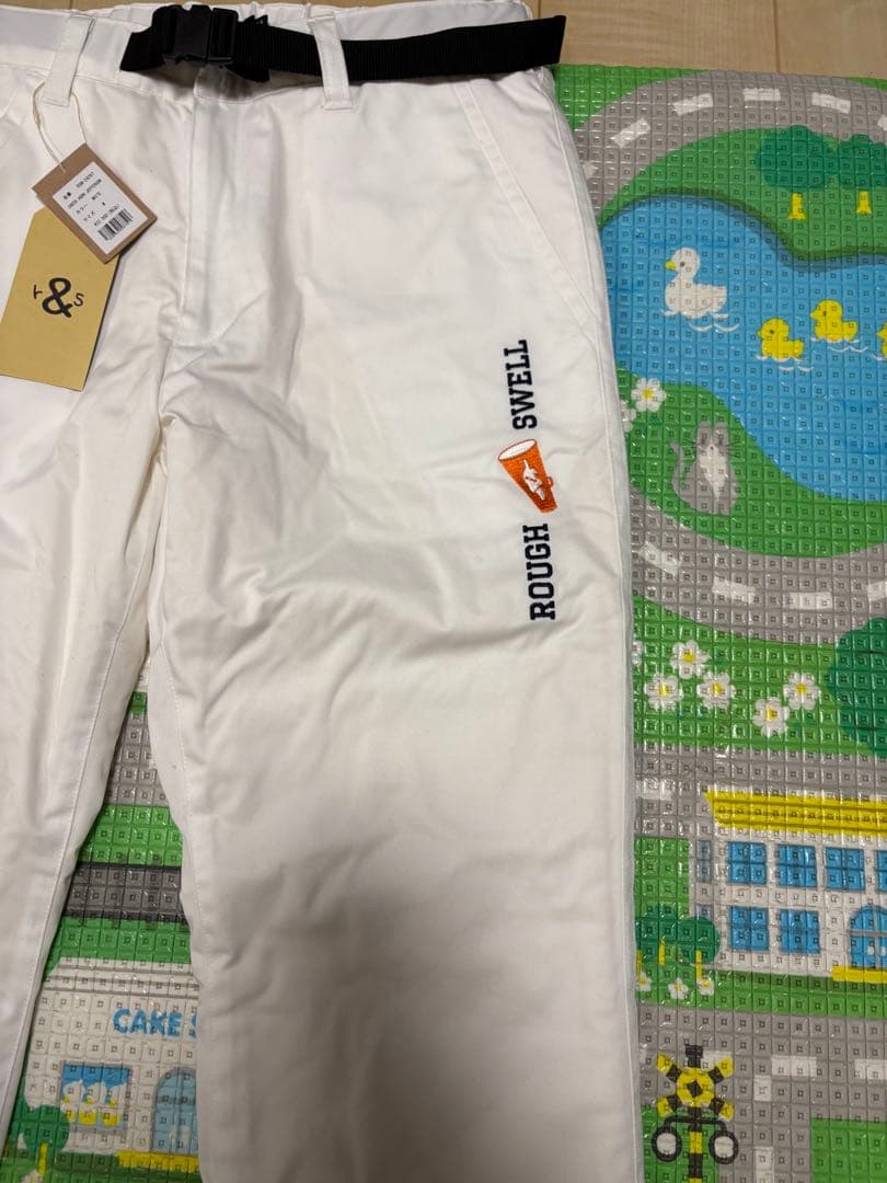 ROUGH & SWELL ゴルフパンツ Mホワイト