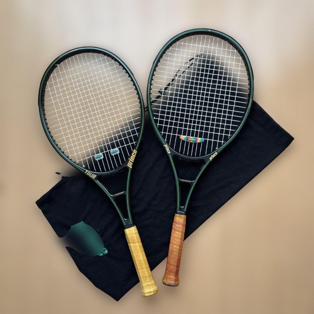 Prince Graphite II ・110テニスラケット 2本セット
