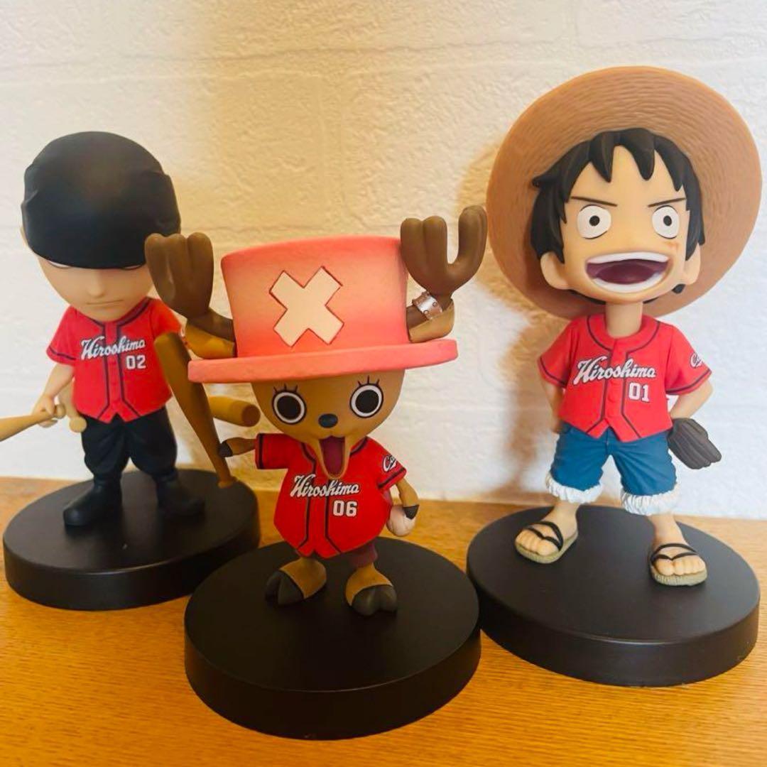 CARP × ONE PIECE カープ ワンピース フィギュア 3体セット