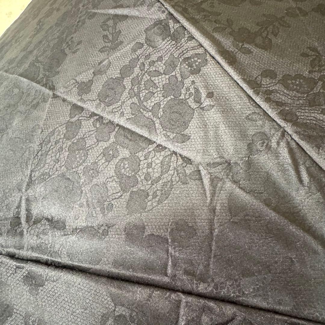 新品★ランバンコレクション　晴雨兼用　日傘　楽折　１級遮光　フワクール　軽量　黒