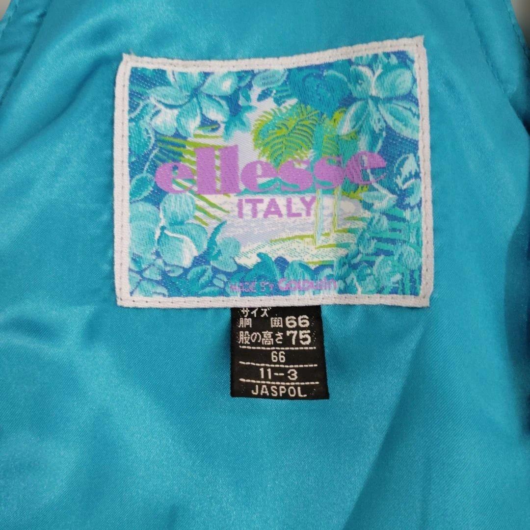 ellesse　エレッセ　スキーウエア 　上下セット　Lサイズ　グリーン　レトロ