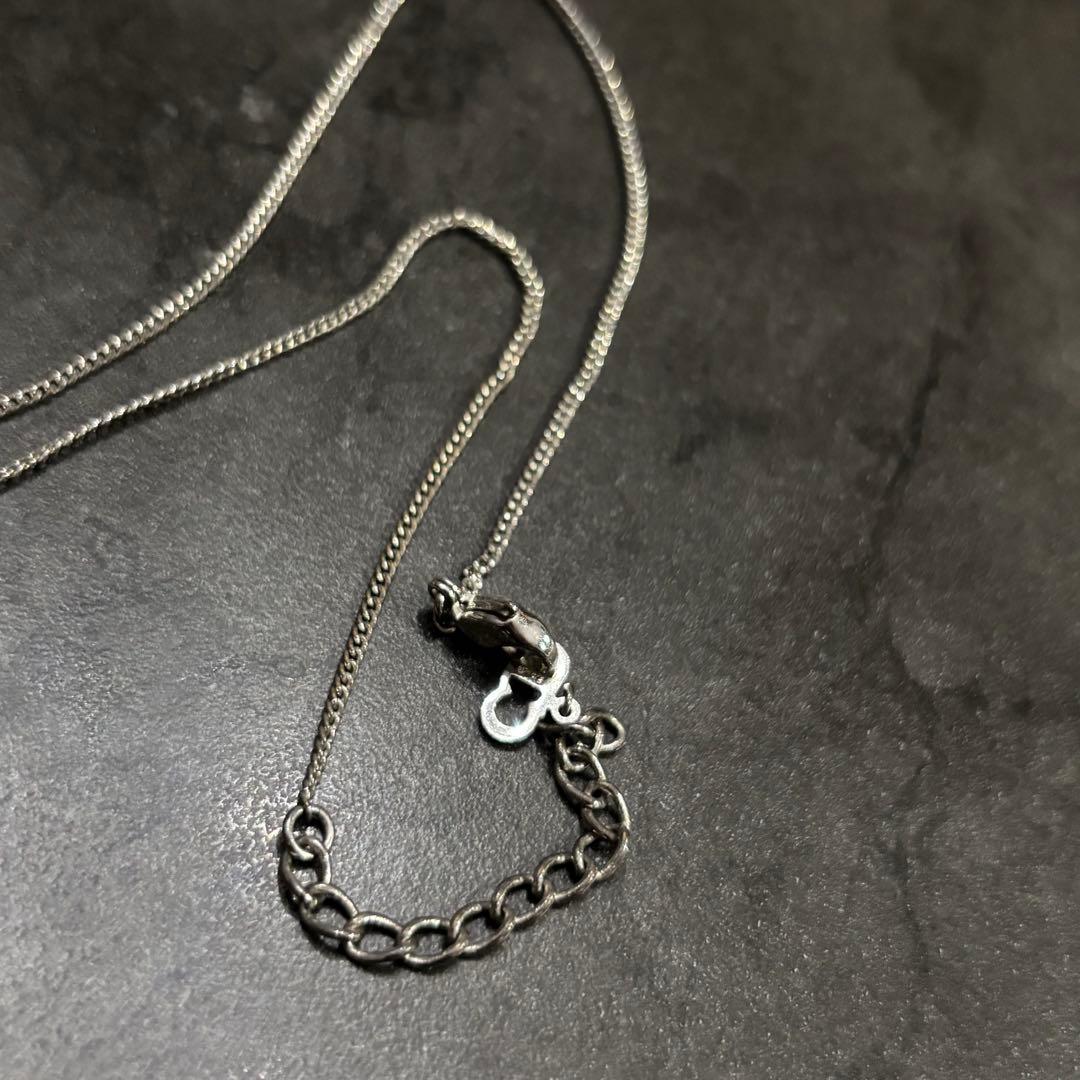 クリスチャンディオール　シルバー　ネックレス　ロゴ