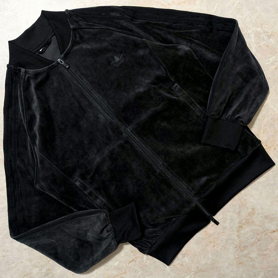 大人気⭐完売品adidas スーパースターSSTベロアトラックジャケット黒2XL