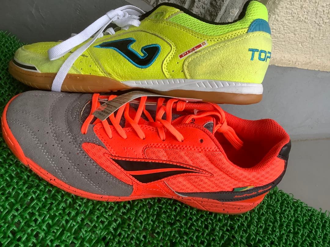 2足 1)ペナルティ 27.5cm オレンジ 新品2) Joma 27cm