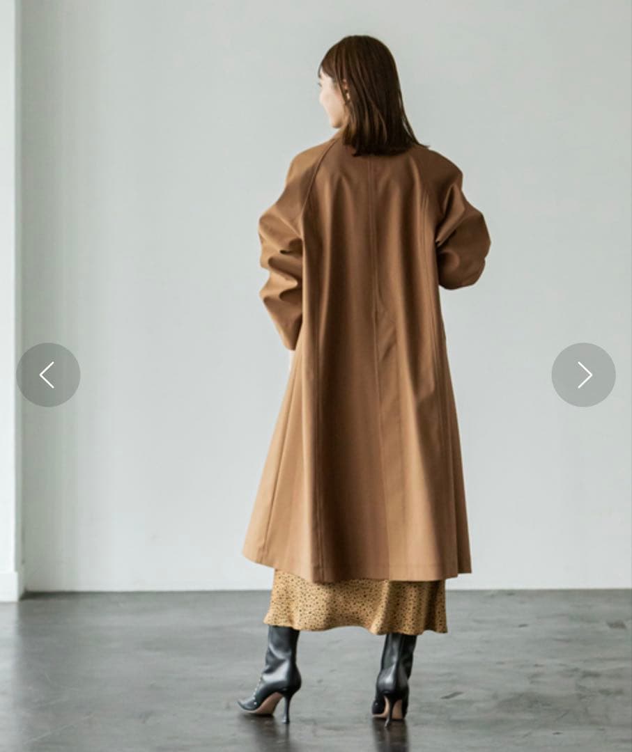 極美品★NOBLE｜定価3,8万 22AW ウインドプルーフステンカラーコート