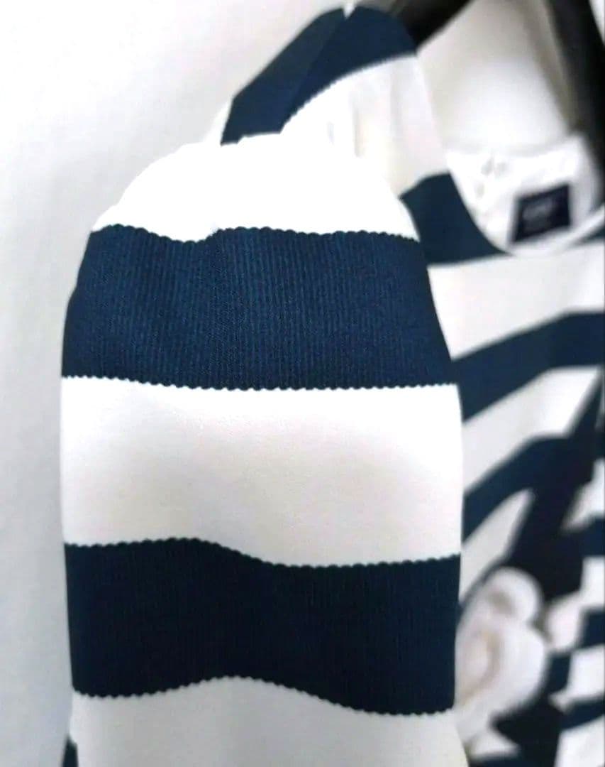 ♥新品並み♥M'S GRACY✾カメリア•リボン柄✾ボーダーチュニック✾ブラウス