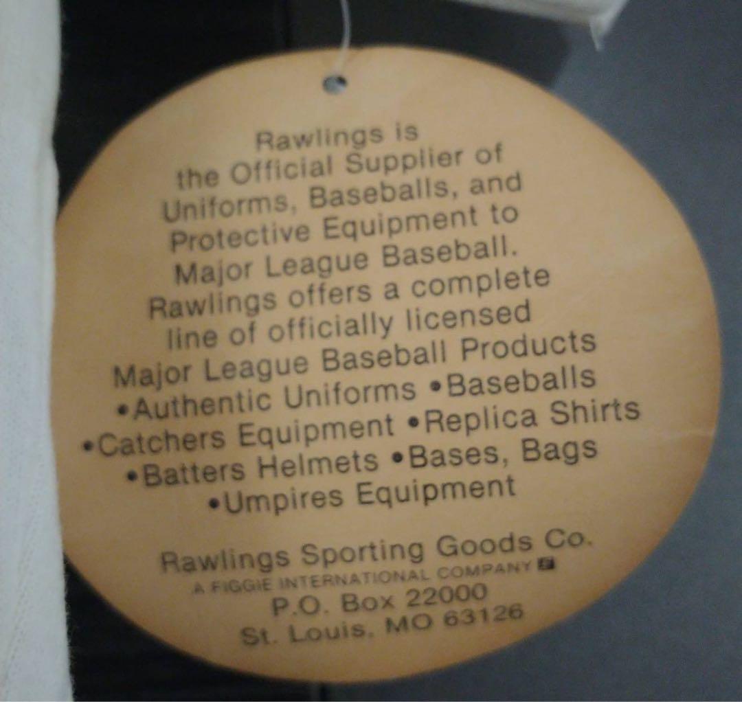 80’s·新品！ローリングス製·BSレッドソックス·ホームユニT　L　白