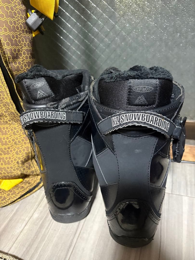 Burton 144cm スノーボード バインディング付き、ケース、K2ブーツ