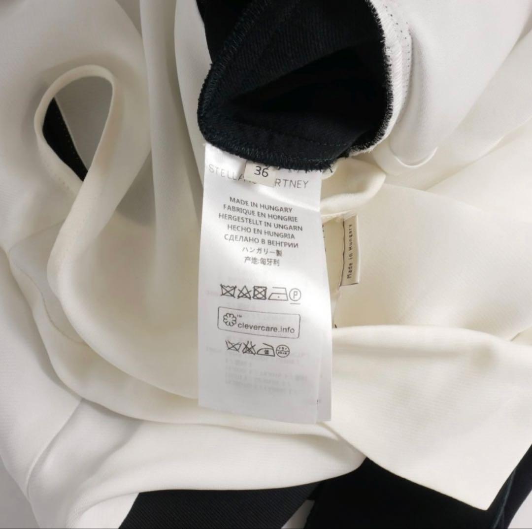 美品❤︎ステラマッカートニー 白×黒 オールインワン 36❤︎ジャンプスーツ
