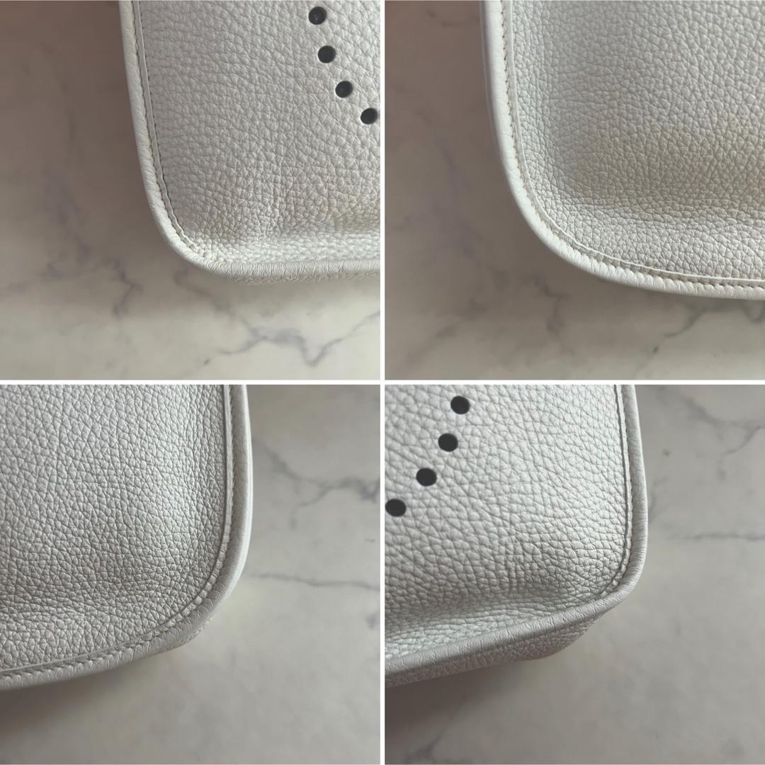 週末限定価格‼︎HERMES【エヴリン2PM】ホワイト トリヨンクレマンス