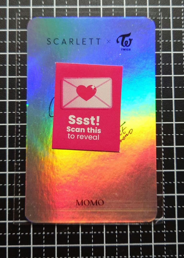 TWICE scarlet スカーレット 第1弾 インドネシア モモ トレカ