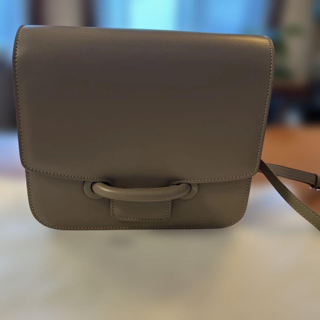 最終お値下げ！美品！VASIC CITY MINI グレージュ　ショルダーバッグ