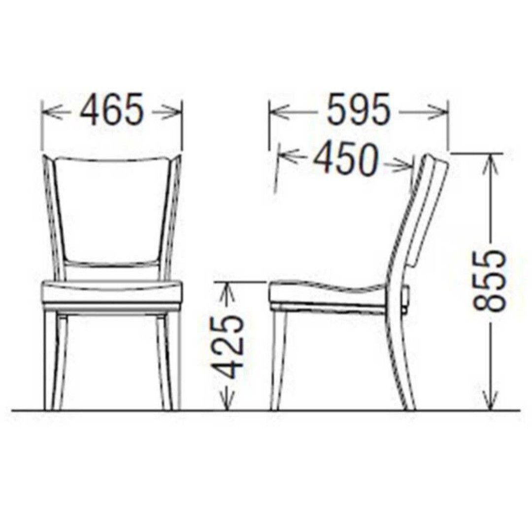 桜餅4 ①カリモク karimoku ダイニングチェア