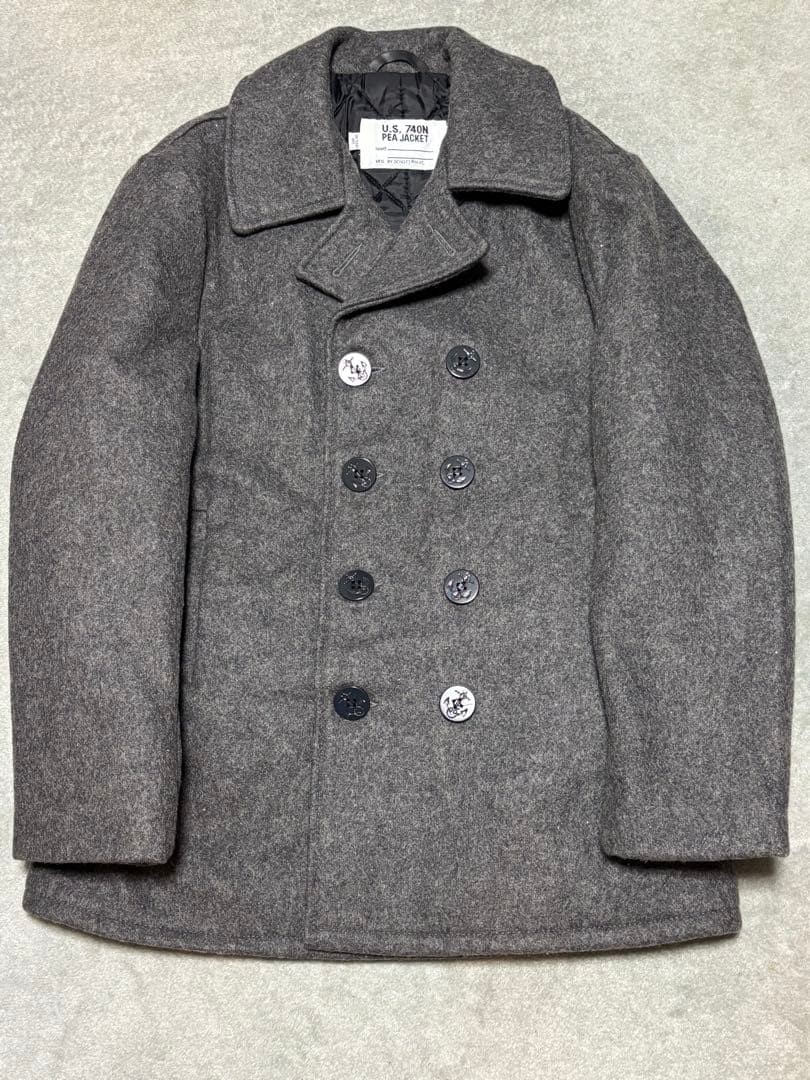 SCHOTT U.S. 740N PEACOAT サイズ42 グレー